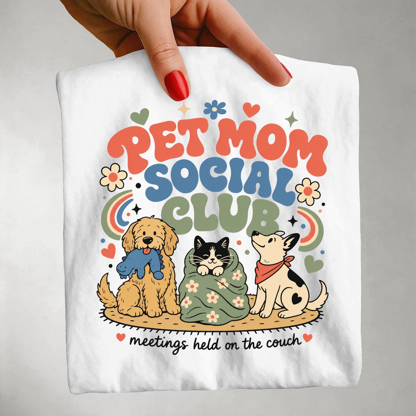 Pet Mom Social Club - Beloved Pet - Pet Parent T-Shirt
