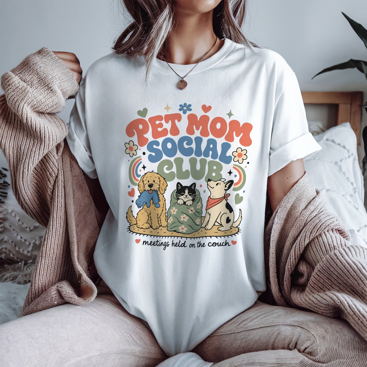 Pet Mom Social Club - Beloved Pet - Pet Parent T-Shirt