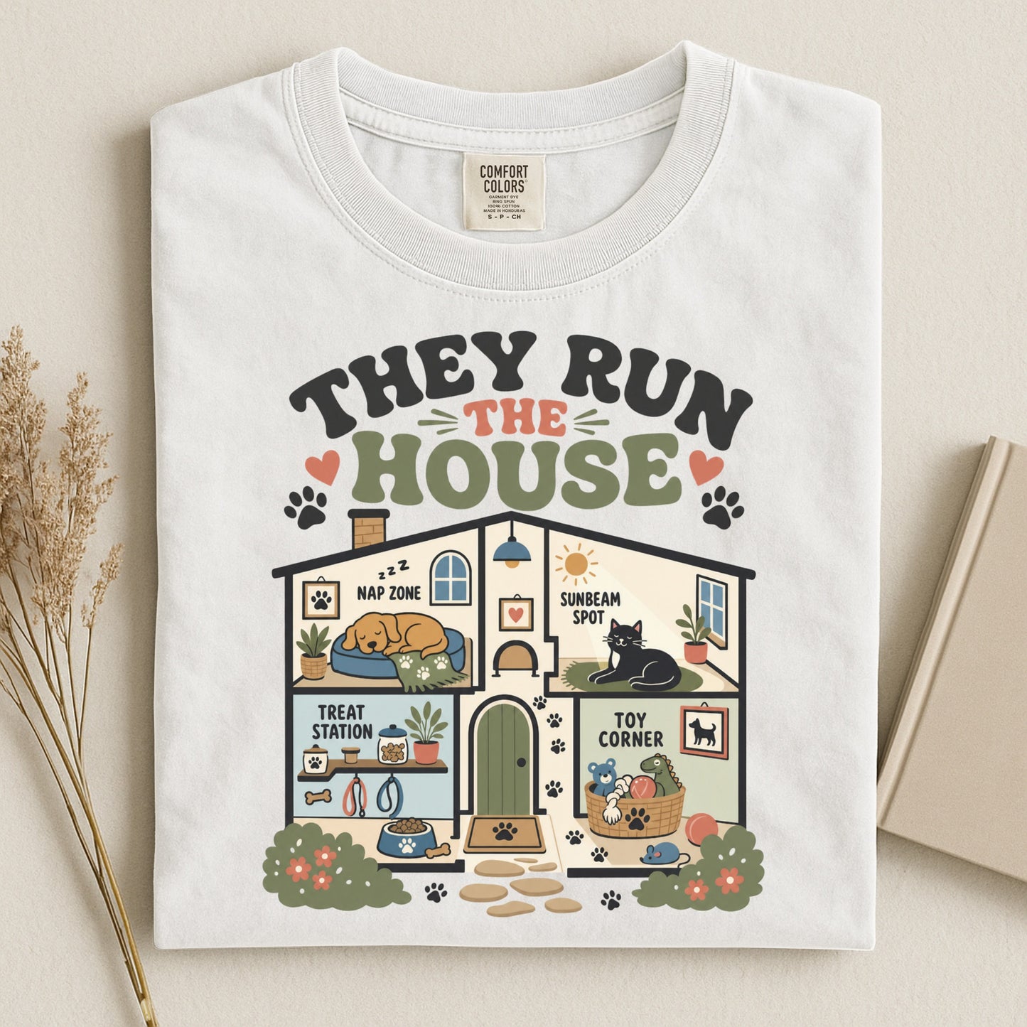 They Run The House - Gift for Pet Parents