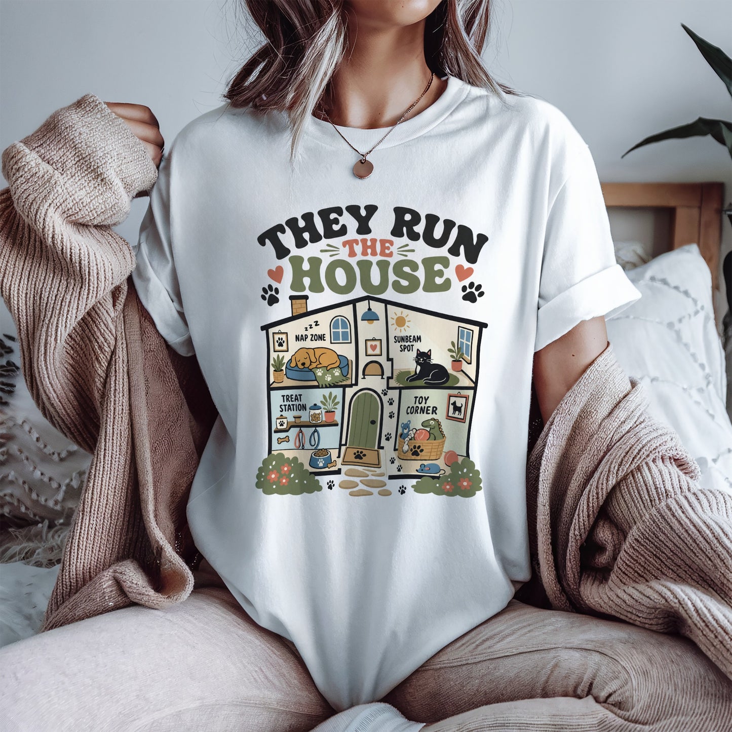 They Run The House - Gift for Pet Parents