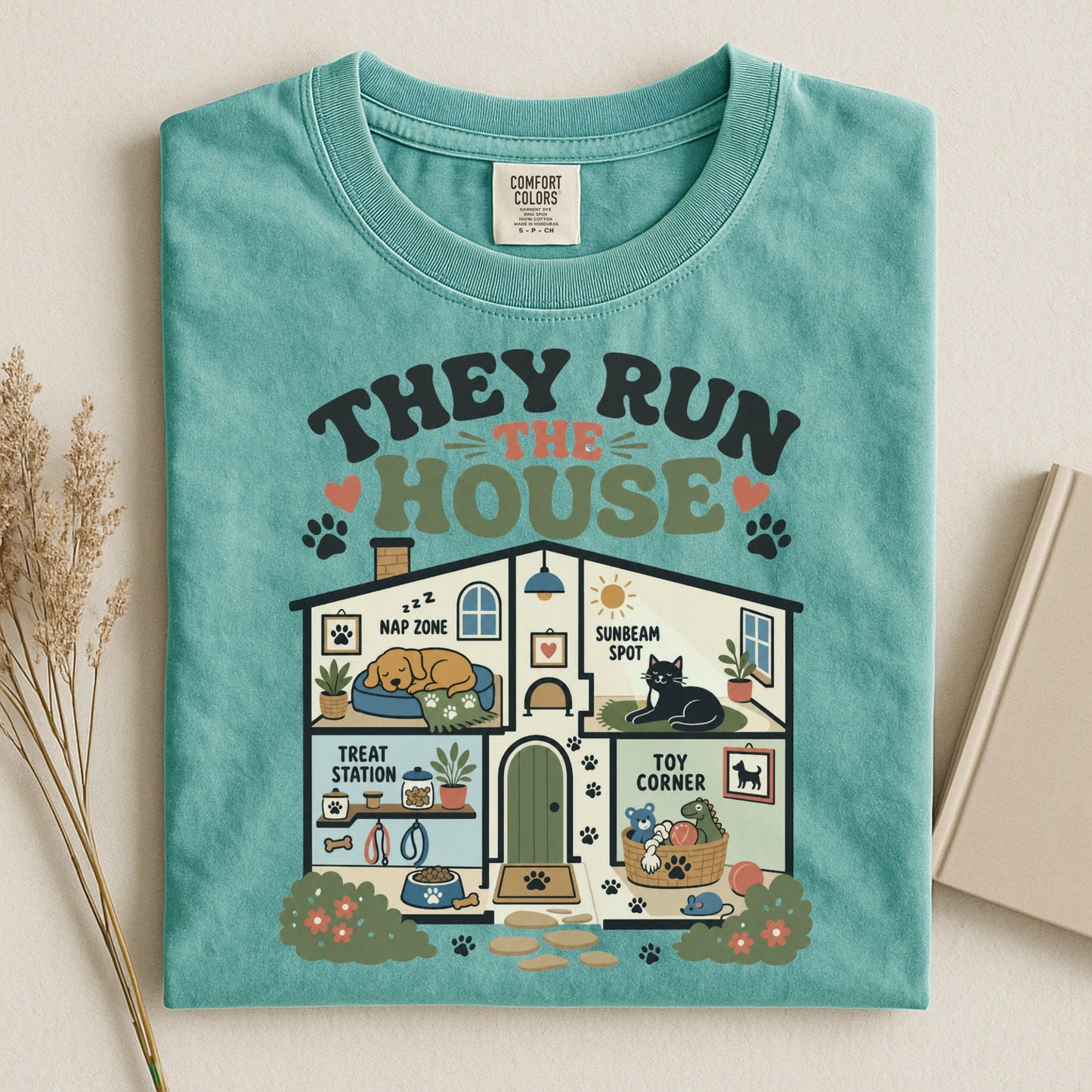 They Run The House - Gift for Pet Parents