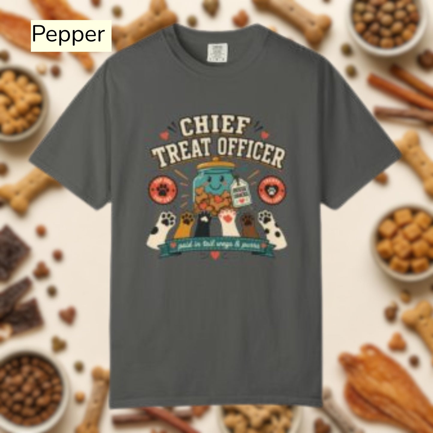 Chief Treat Officer Pet Parent — Cute Pet Lover T-Shirt