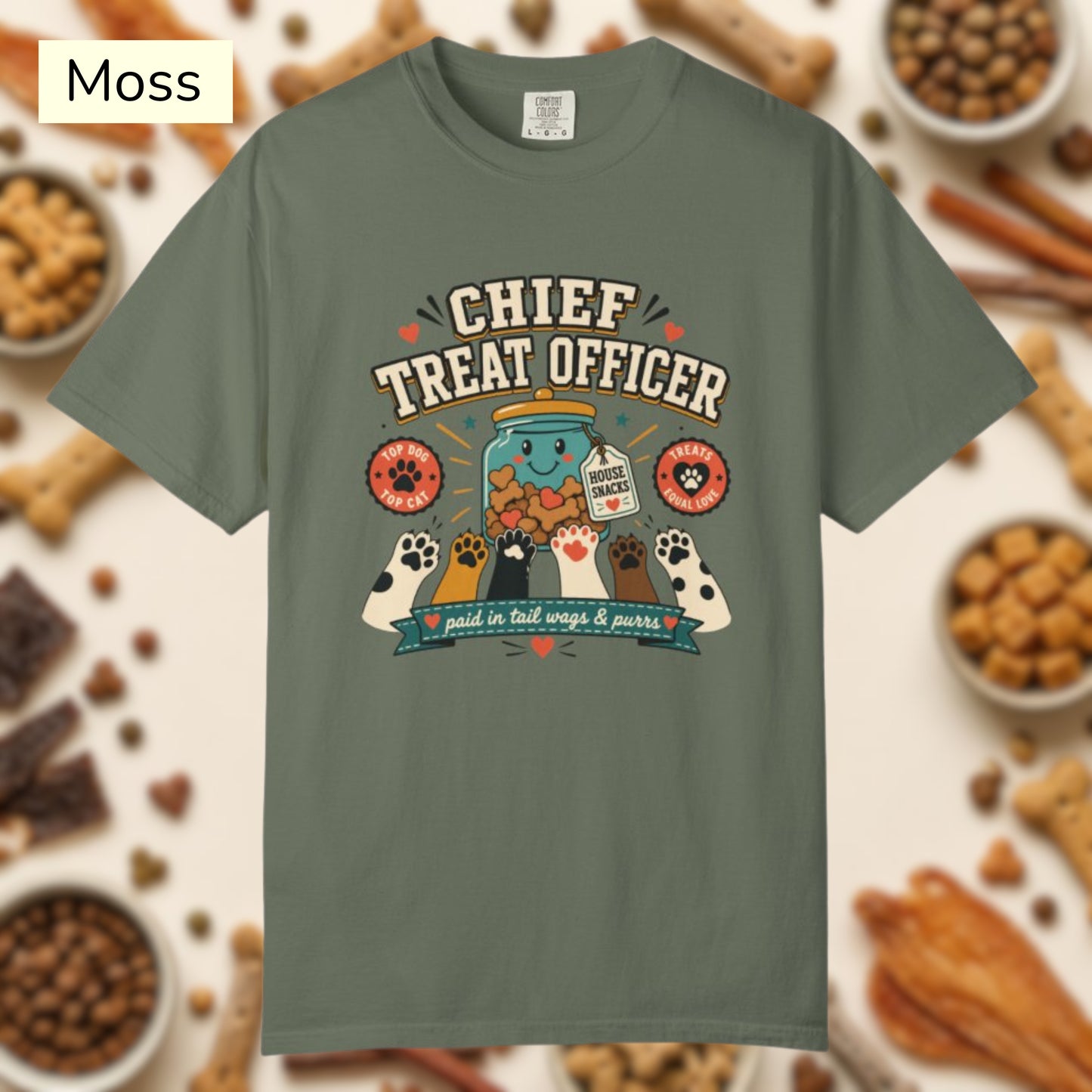 Chief Treat Officer Pet Parent — Cute Pet Lover T-Shirt