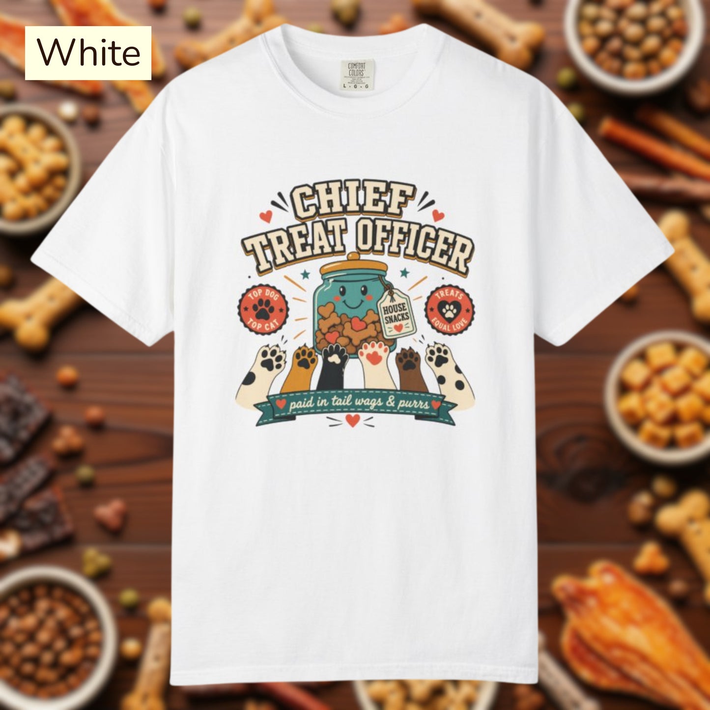 Chief Treat Officer Pet Parent — Cute Pet Lover T-Shirt