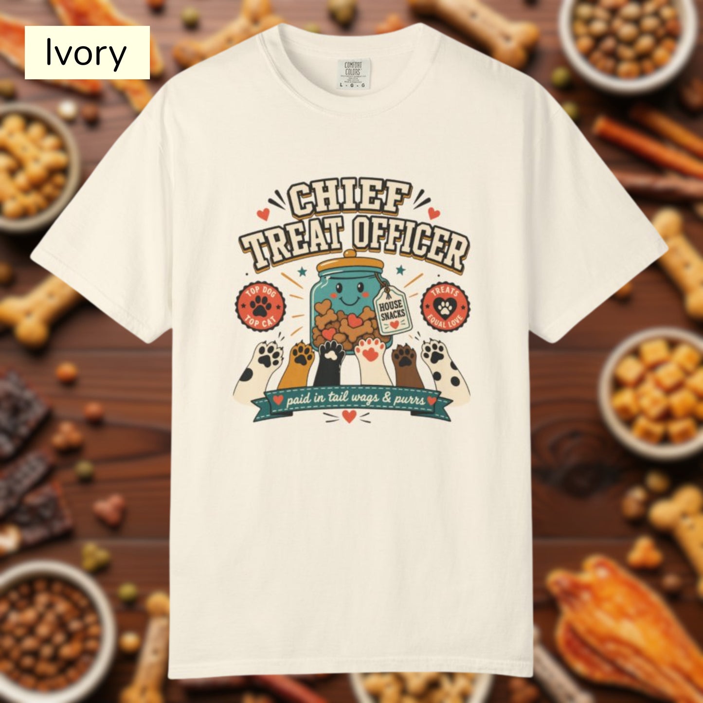 Chief Treat Officer Pet Parent — Cute Pet Lover T-Shirt