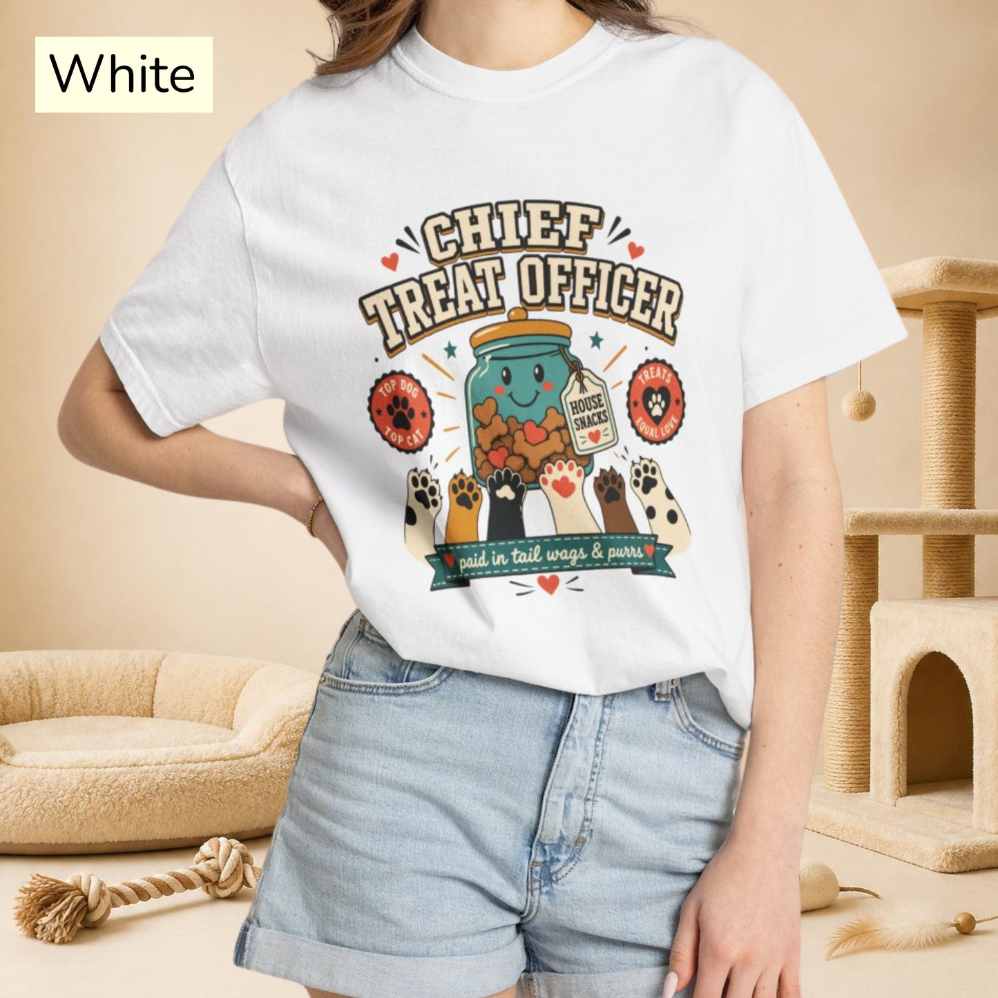 Chief Treat Officer Pet Parent — Cute Pet Lover T-Shirt