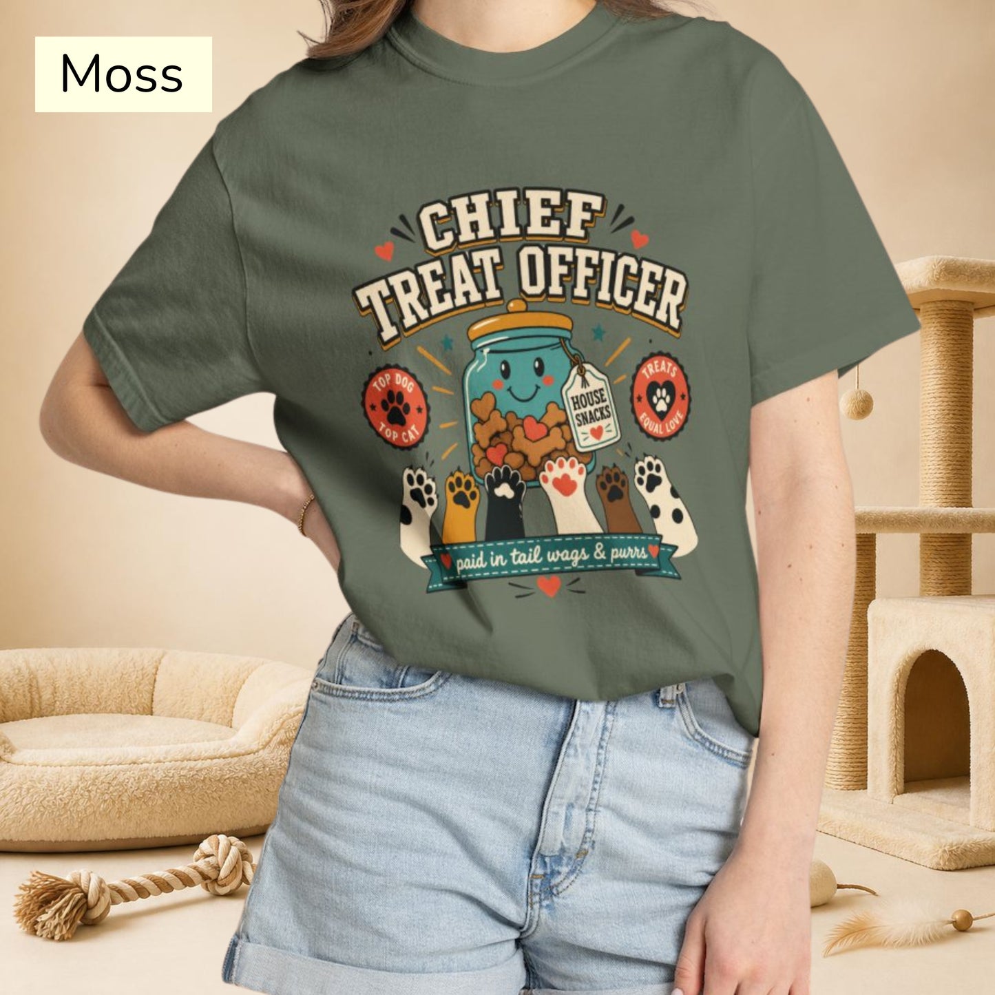 Chief Treat Officer Pet Parent — Cute Pet Lover T-Shirt