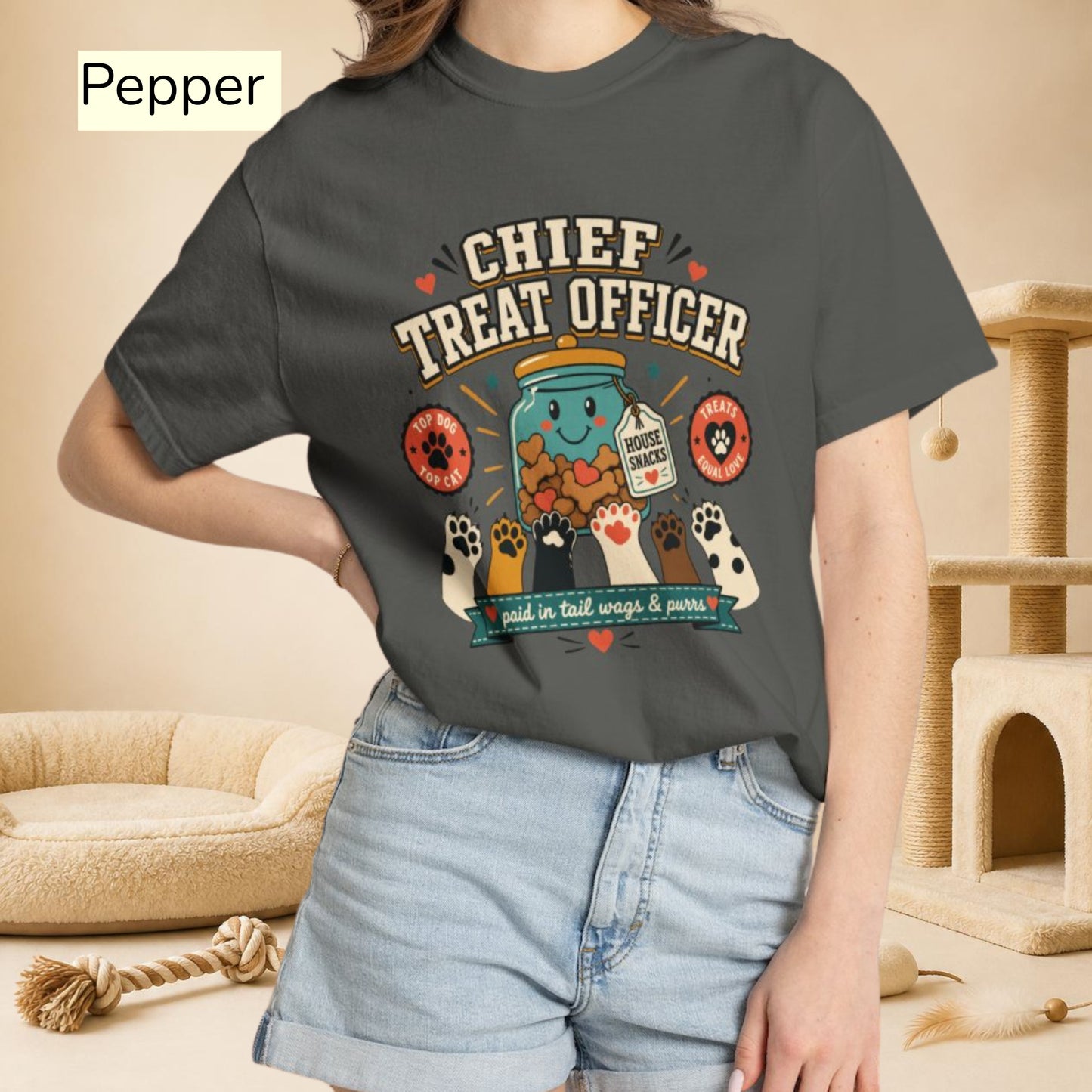 Chief Treat Officer Pet Parent — Cute Pet Lover T-Shirt