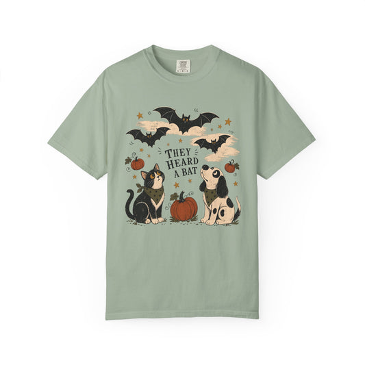 I Swear I Heard a Bat T-Shirt – Funny Halloween Dog & Cat Pet Shirt