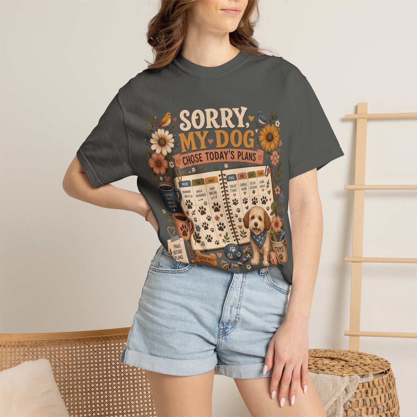 Sorry My Dog Chose Today’s Plans T-Shirt Dog Mom