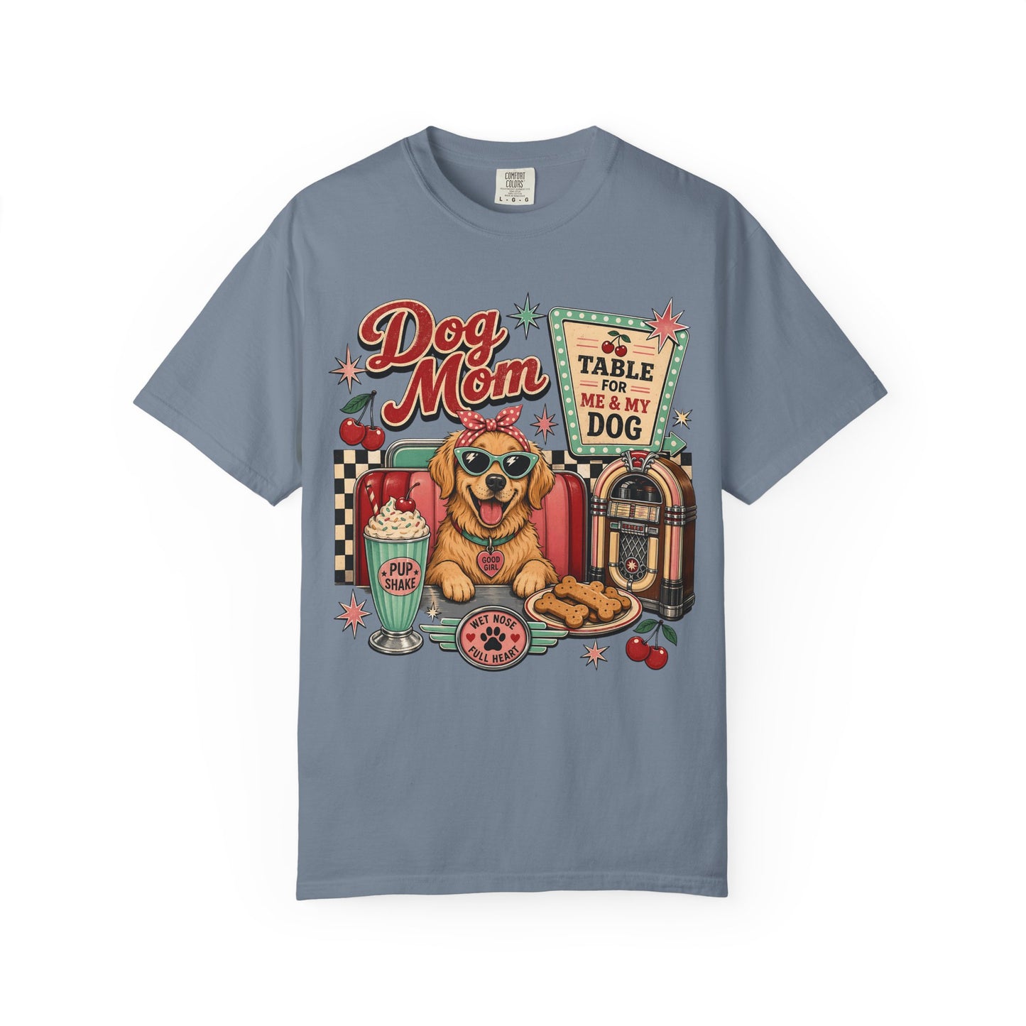 Table for Me and My Dog — Cute Pet Lover T-Shirt
