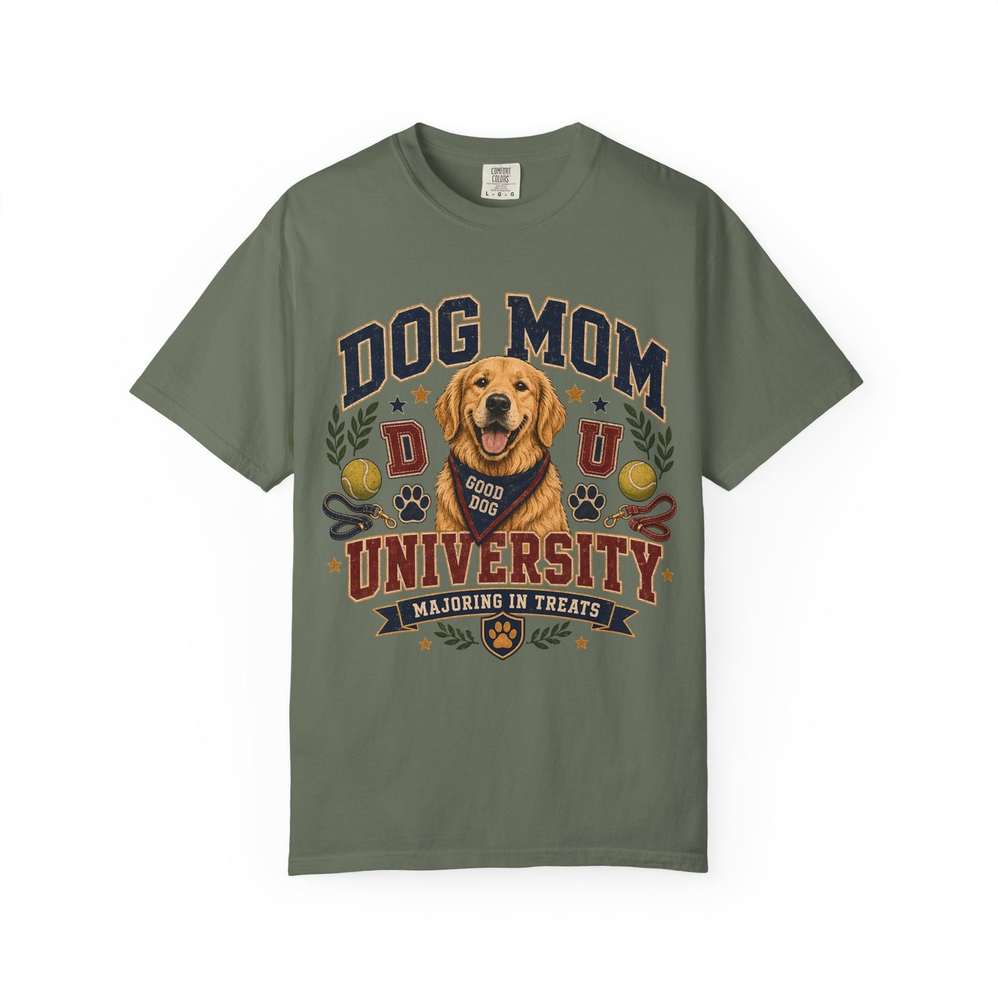 Dog Mom University — Cute Dog Lover T-Shirt