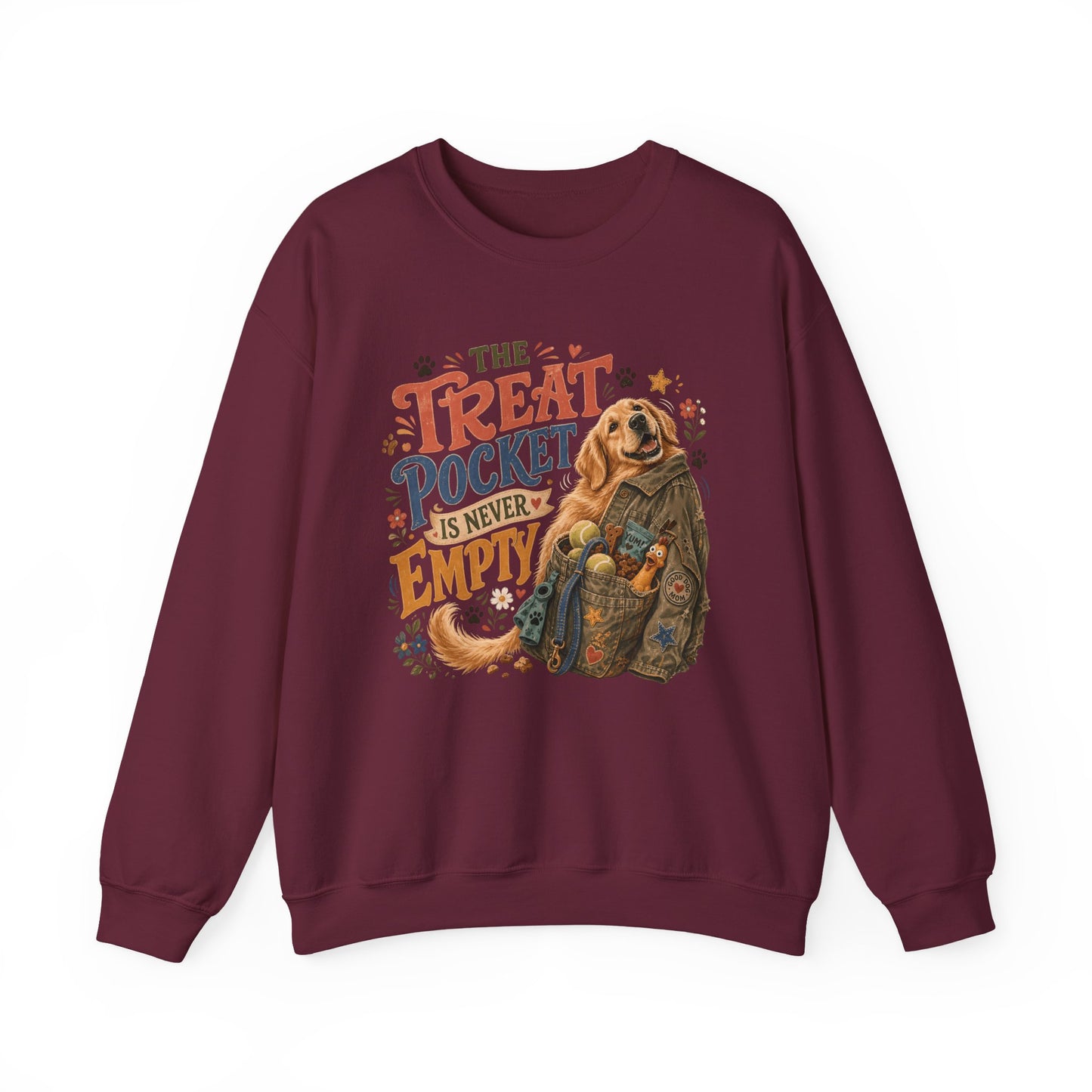 The Treat Pocket Is Never Empty Unisex Heavy Blend™ Crewneck Sweatshirt