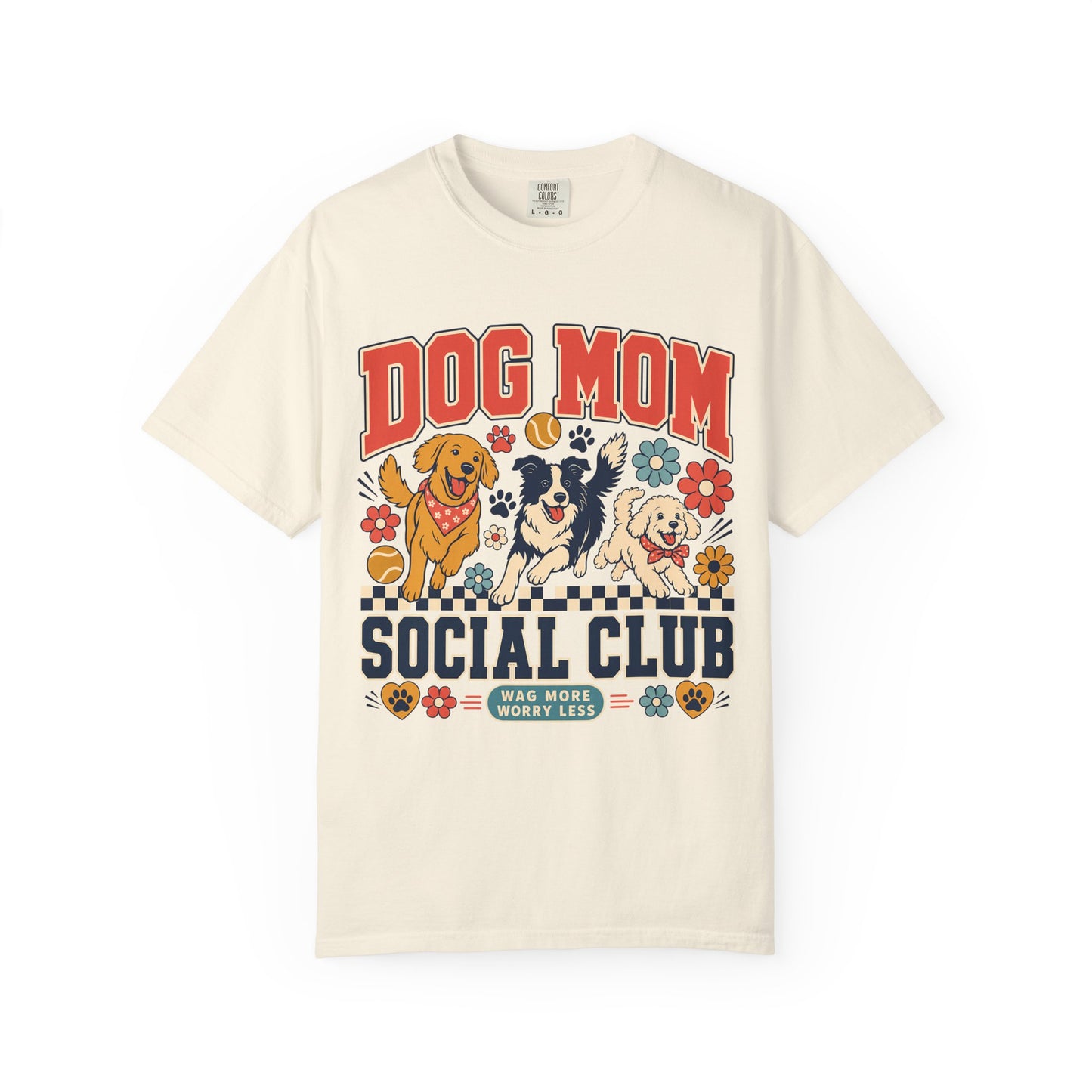 Dog Mom Social Club — Cute Pet Lover T-Shirt