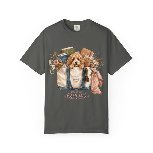 Weekend Essentials Dog Mom — Cute Pet Lover T-Shirt