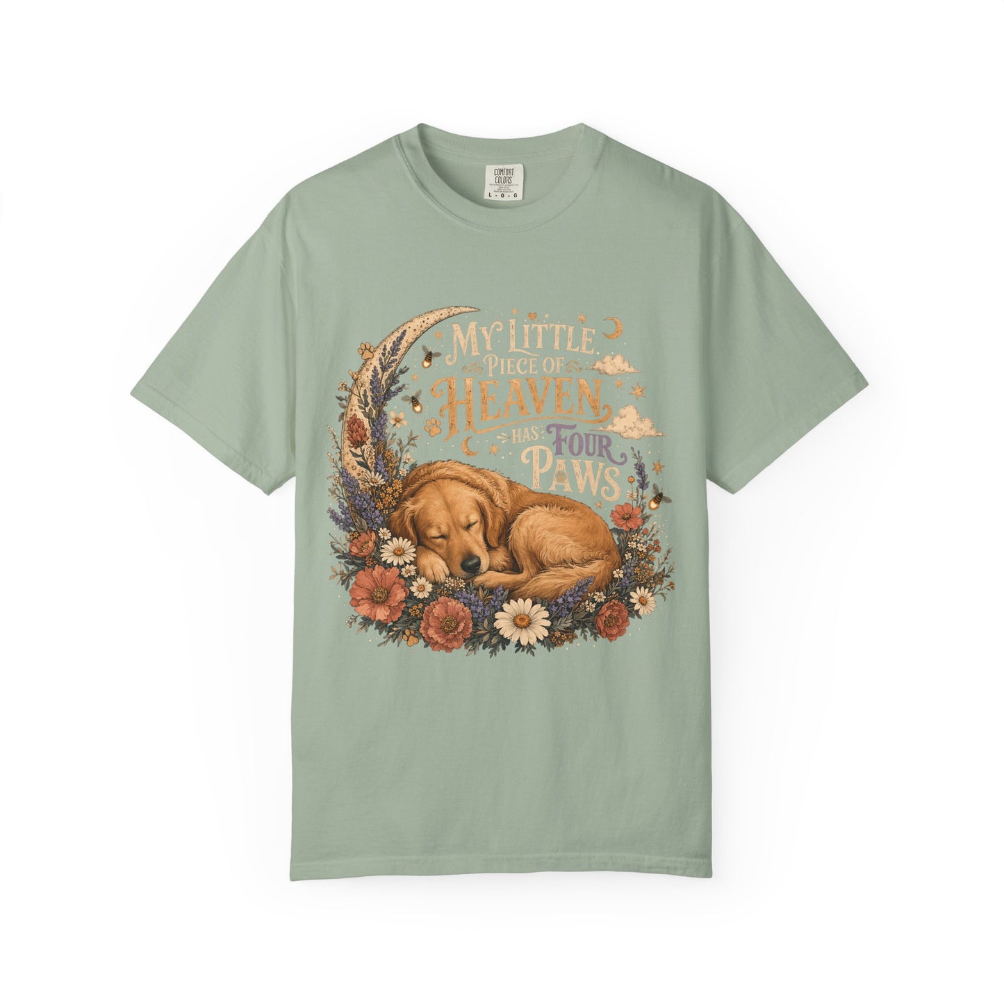 My Little Piece of Heaven Has Four Paws Shirt Pet Loss Gift