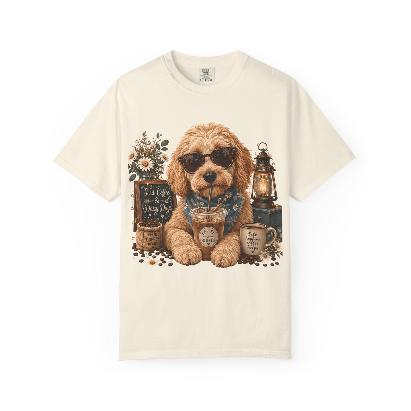 Cute Doodle Iced Coffee - Cute Pet Lover T-Shirt