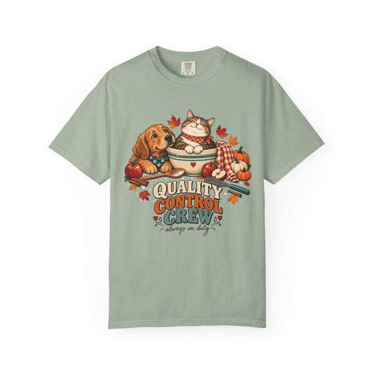 Quality Control Crew T-Shirt – Funny Dog & Cat Baking Pet Lover Tee