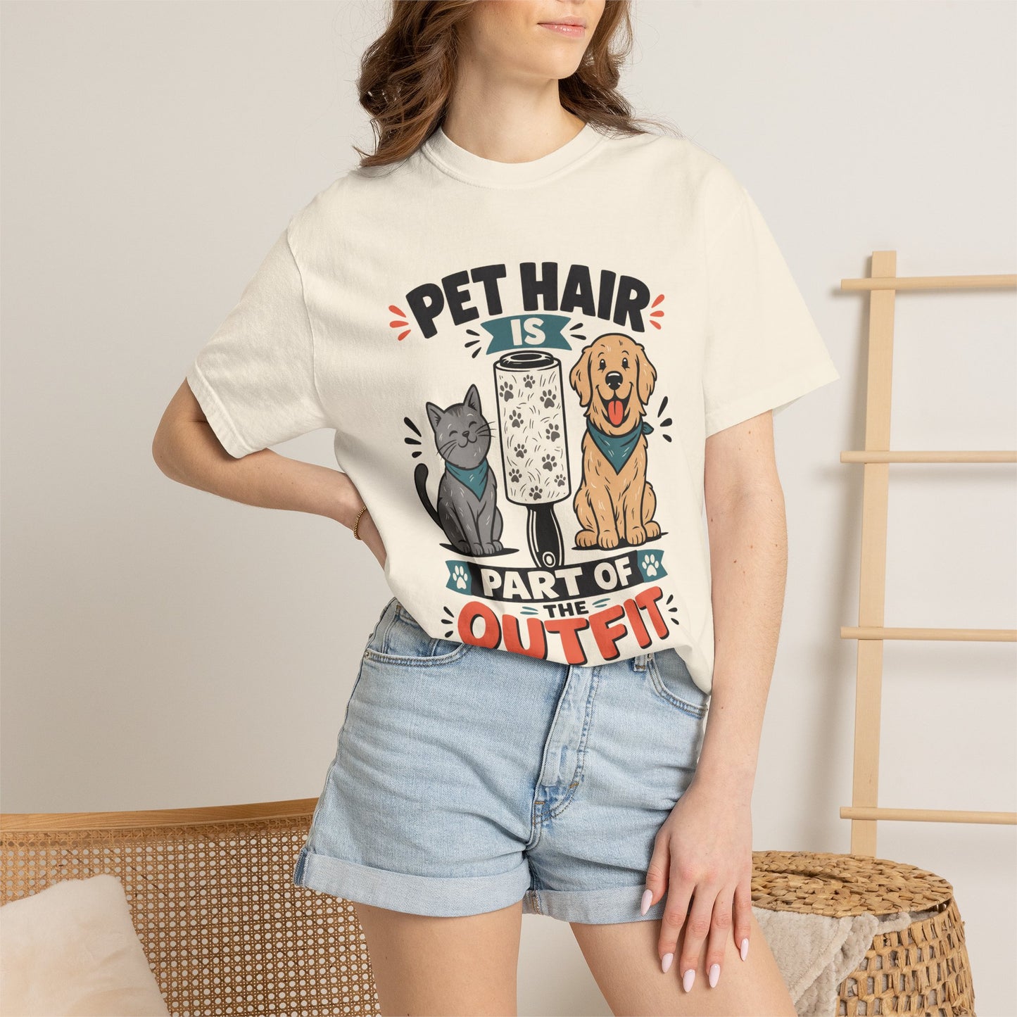 Pet Hair Is Part of the Outfit  - Cute Pet Lover T-Shirt