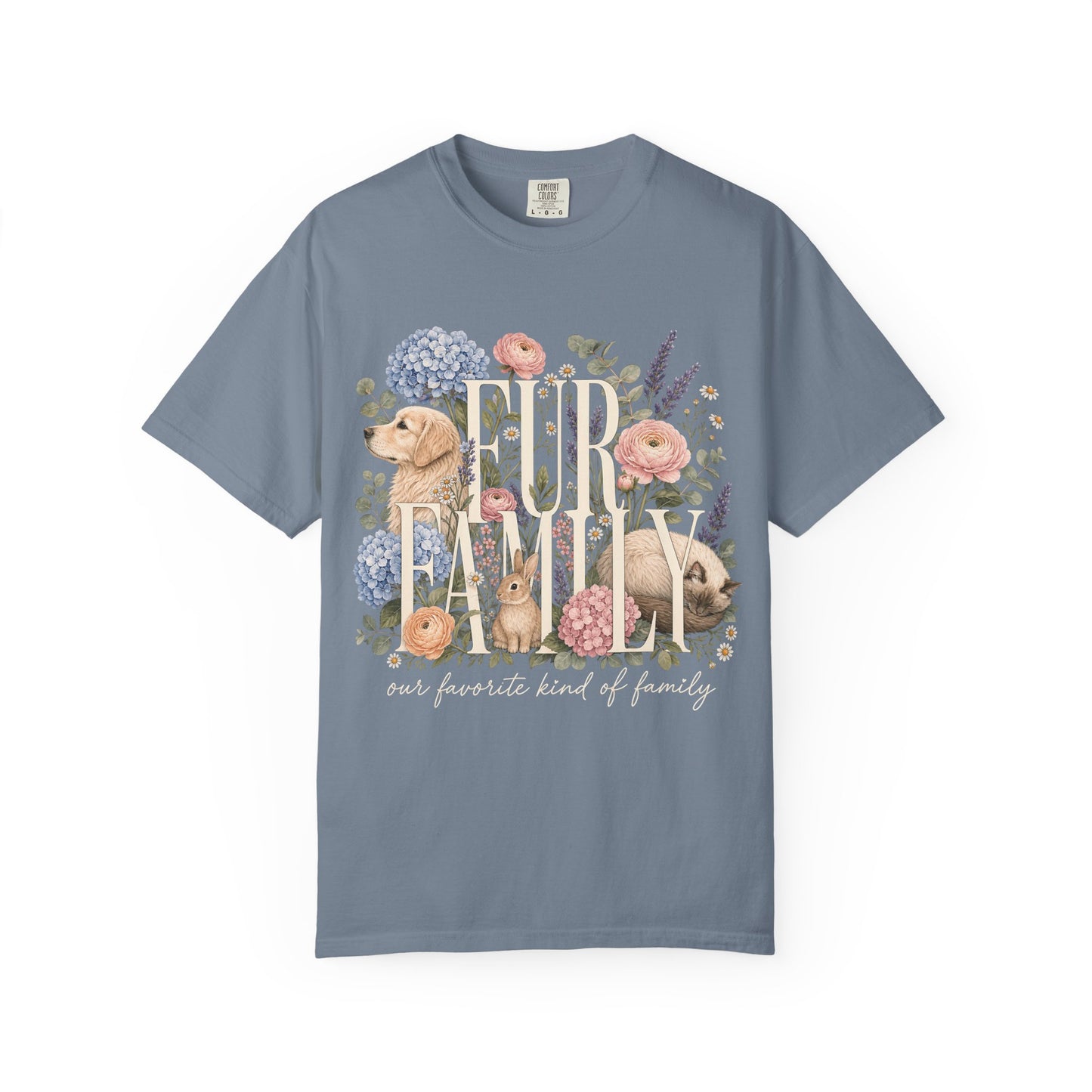 Fur Family Floral -Shirt