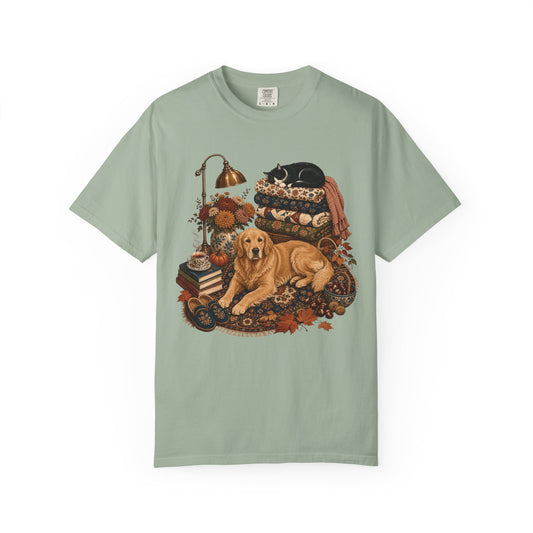 Happiness Is a House Full of Paws – Cozy Pet Lover T-Shirt
