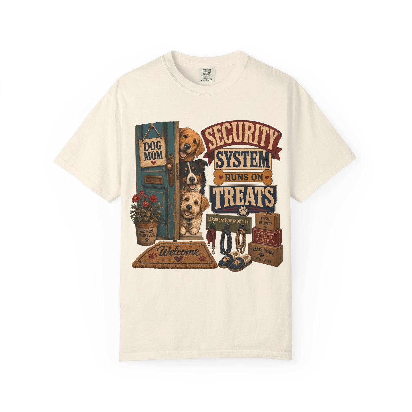Security System Runs on Treats  — Cute Pet Lover T-Shirt