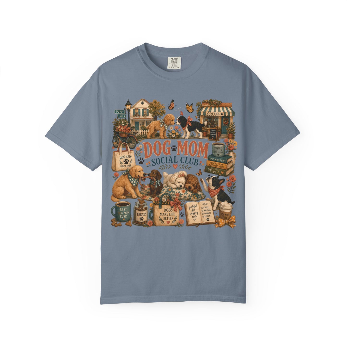 Dog Mom Social Club T-Shirt Dog Mom
