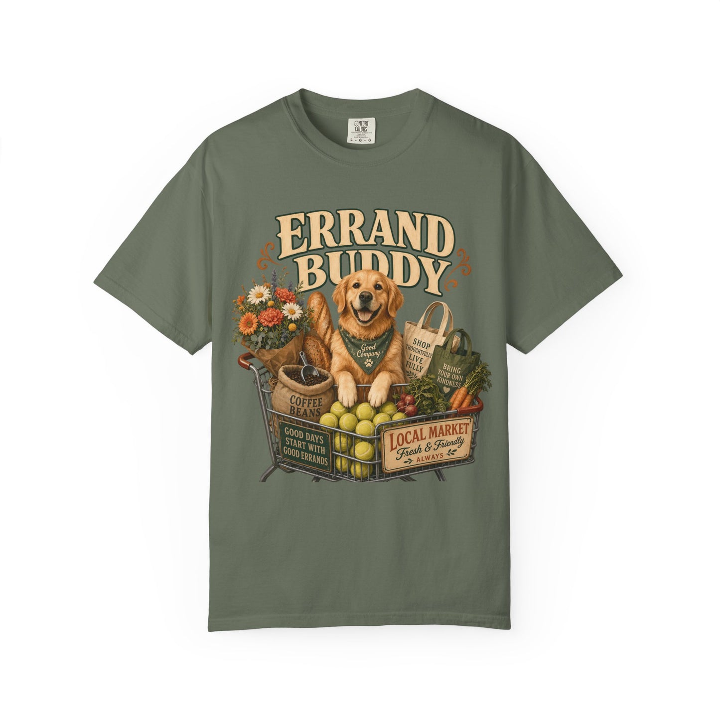 Errand Buddy Dog Mom — Cute Pet Lover T-Shirt