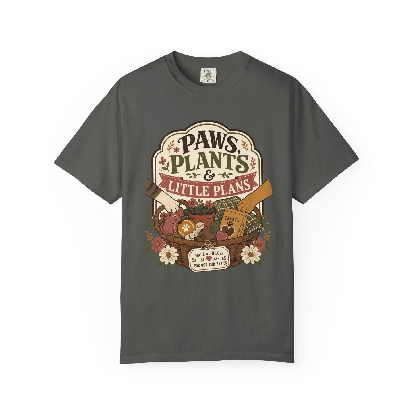 Paws Plants and Little Plans — Cute Pet Lover T-Shirt