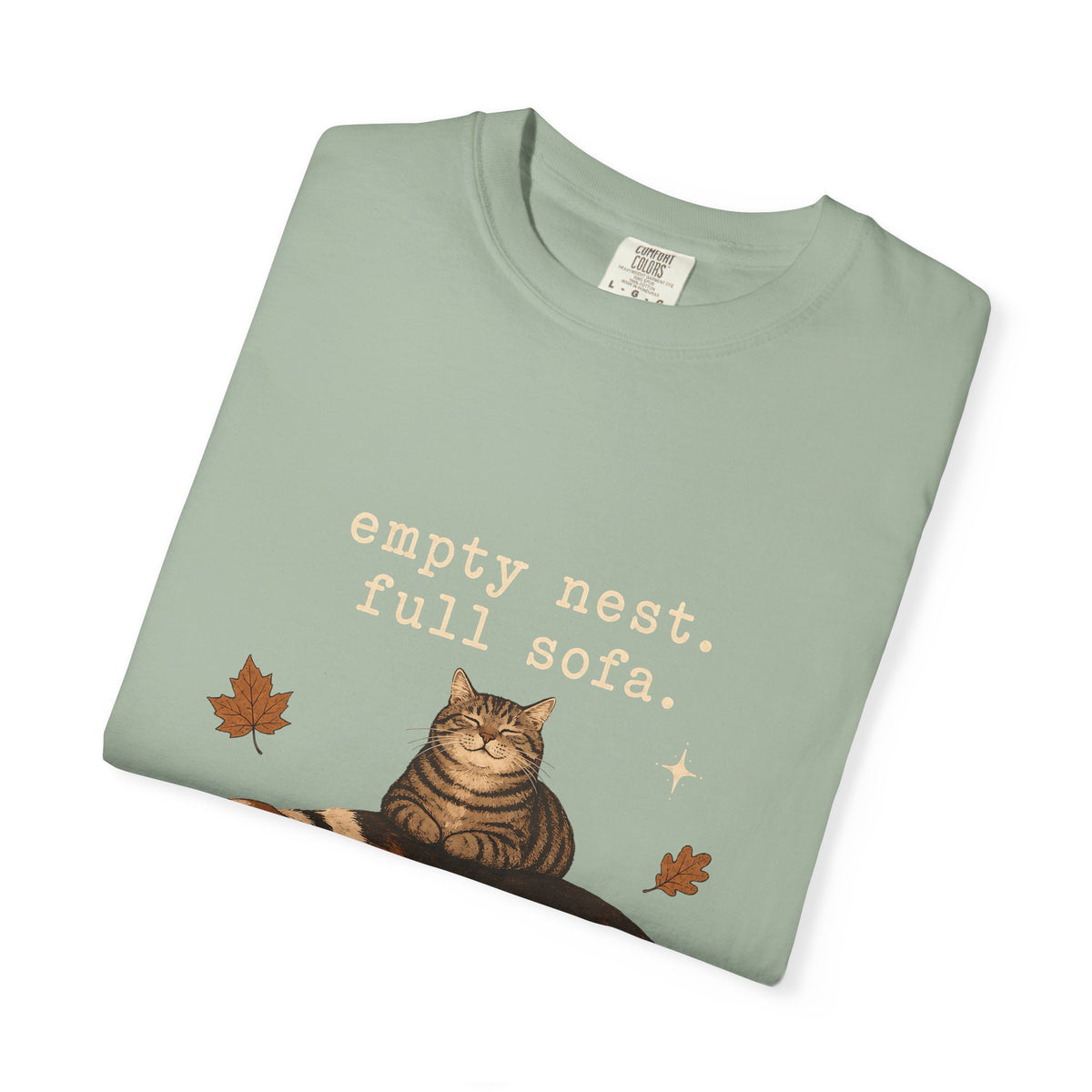 Empty Nest Full Sofa T-Shirt – Funny Empty Nester Dog & Cat Parent T-Shirt