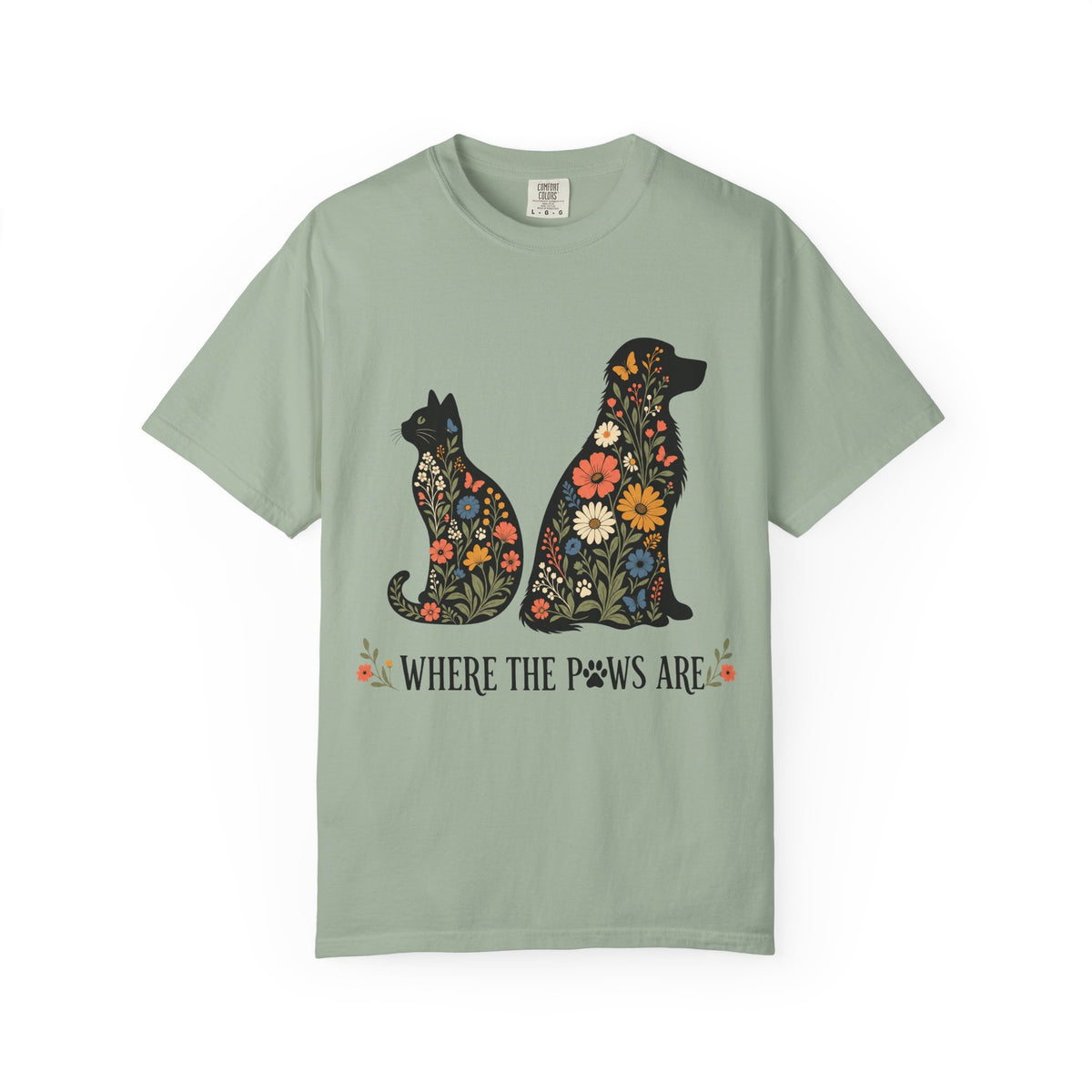 Botanical Dog and Cat Lover — Cute Pet Lover T-Shirt