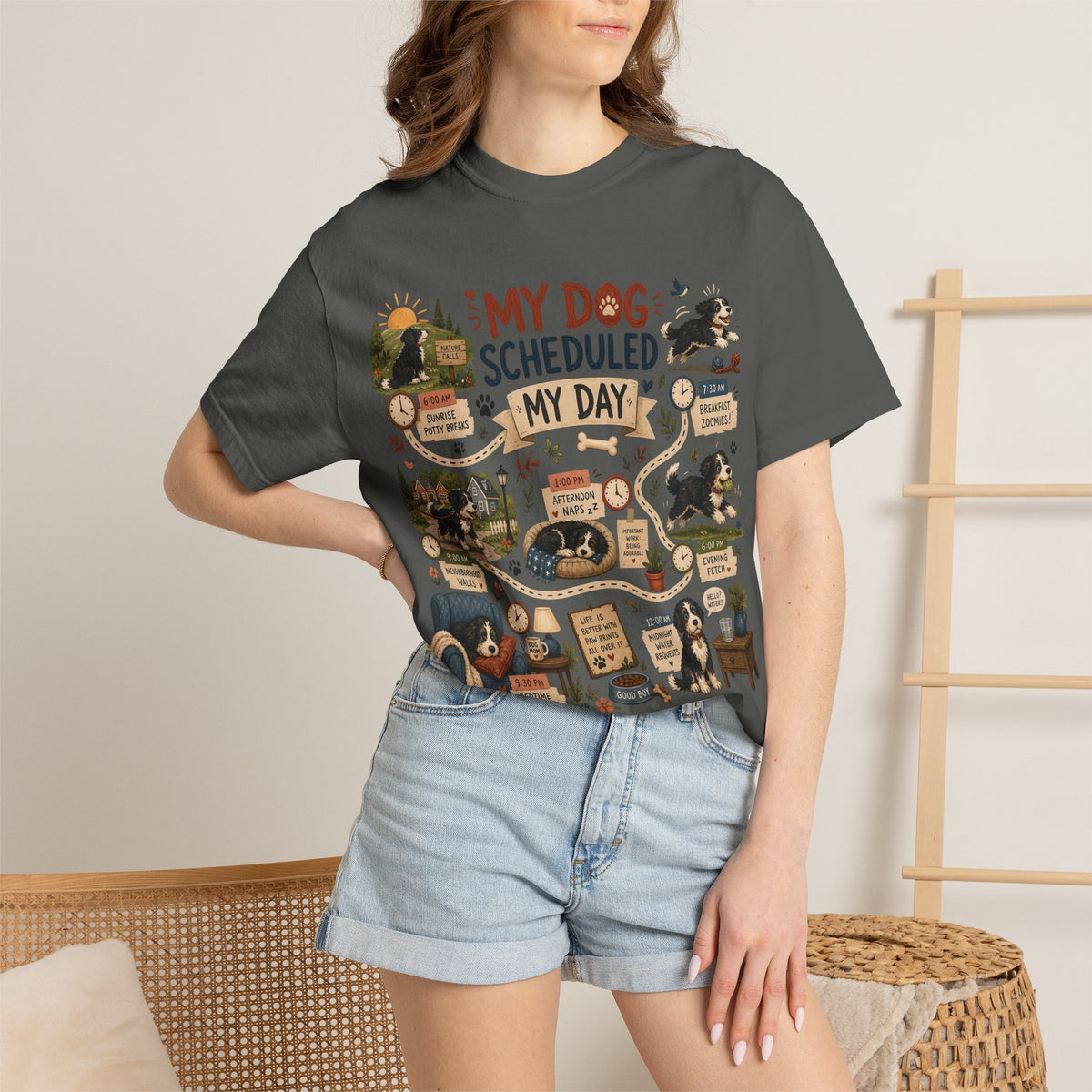 My Dog Scheduled My Day T-Shirt