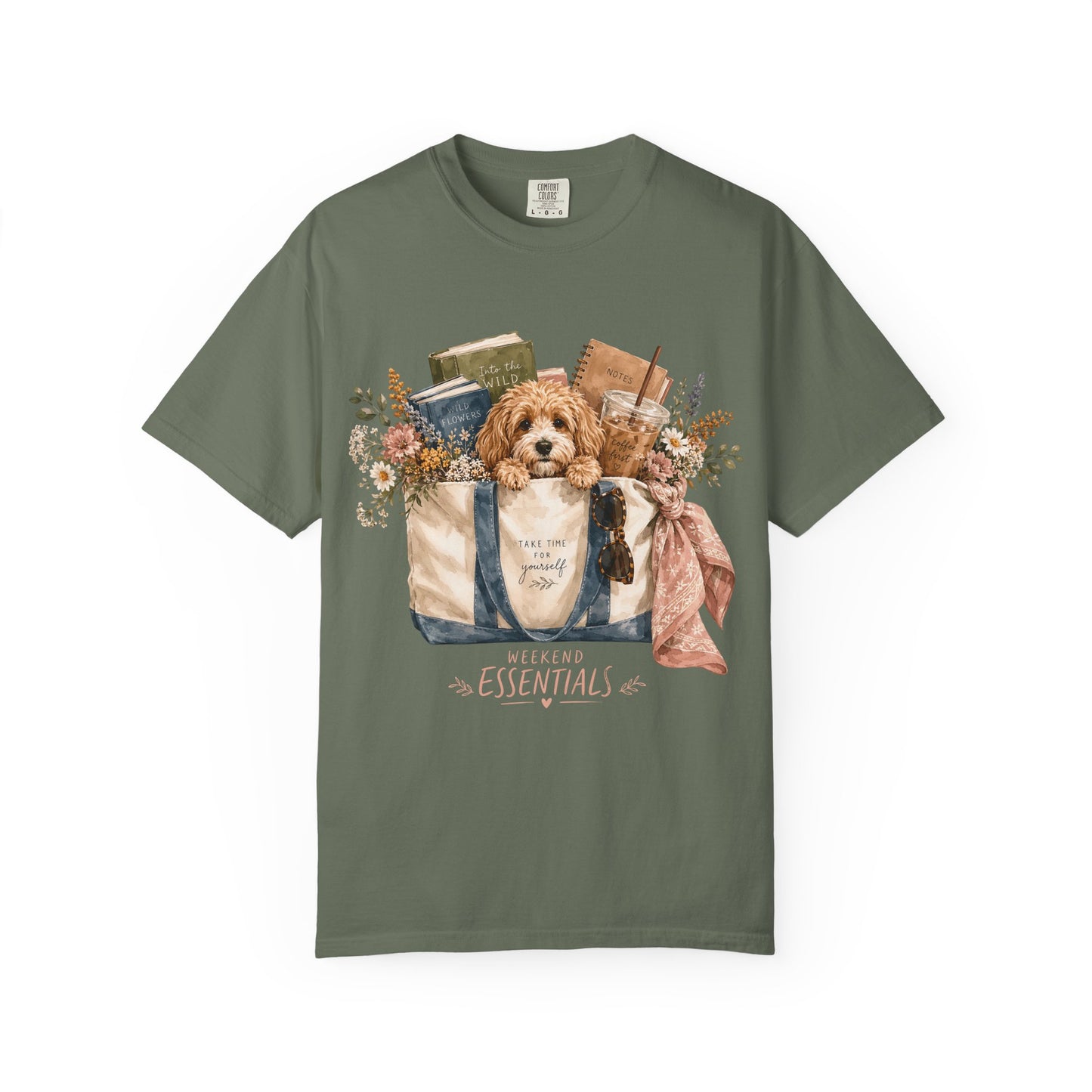 Weekend Essentials Dog Mom — Cute Pet Lover T-Shirt