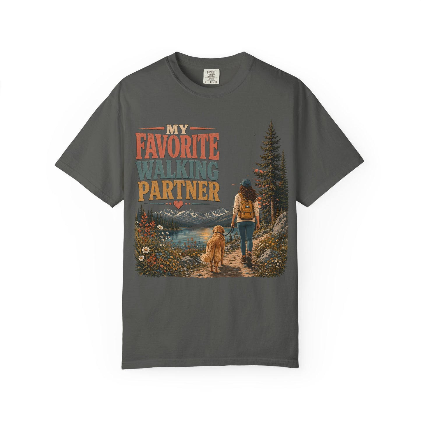 My Favorite Walking Partner — Cute Pet Lover T-Shirt