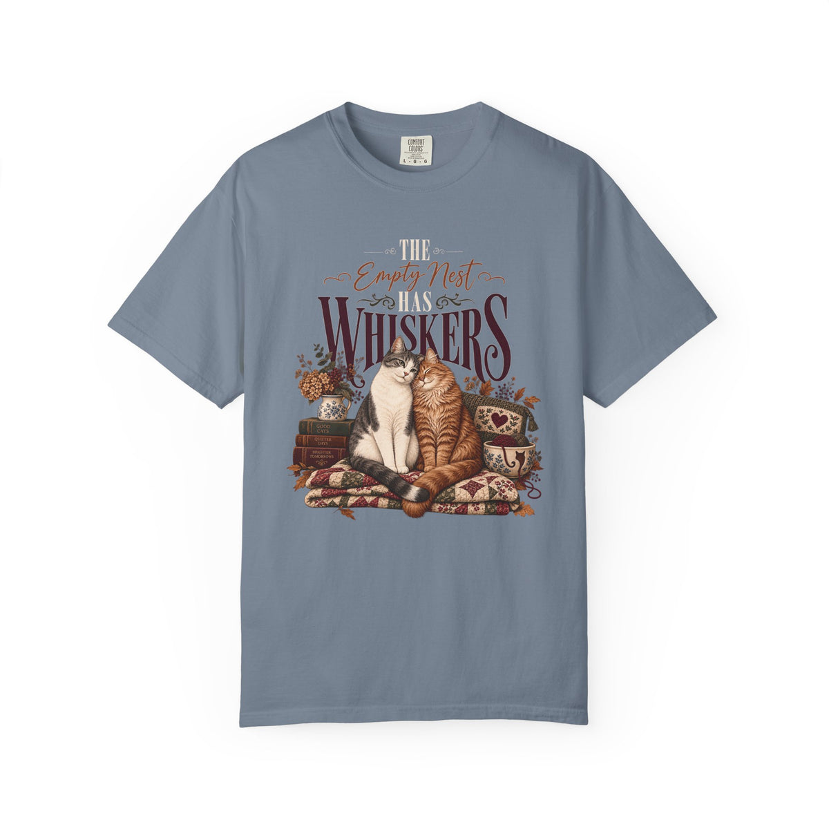 The Empty Nest Has Whiskers T-Shirt – Cat Mom Empty Nester Tee