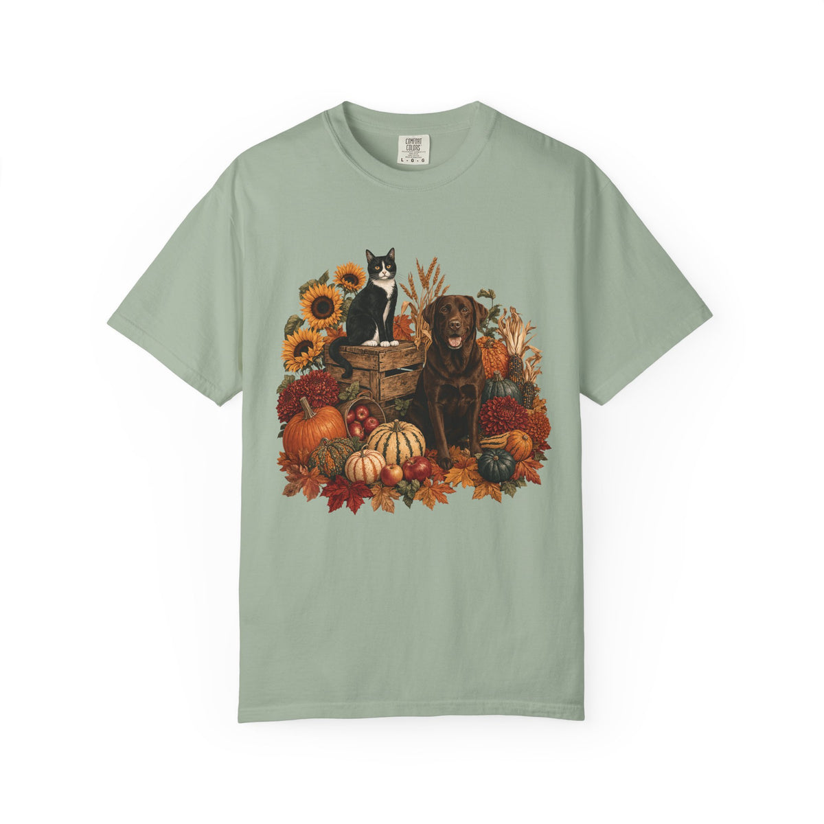 Autumn Paws T-Shirt – Cozy Fall Dog & Cat Lover Shirt