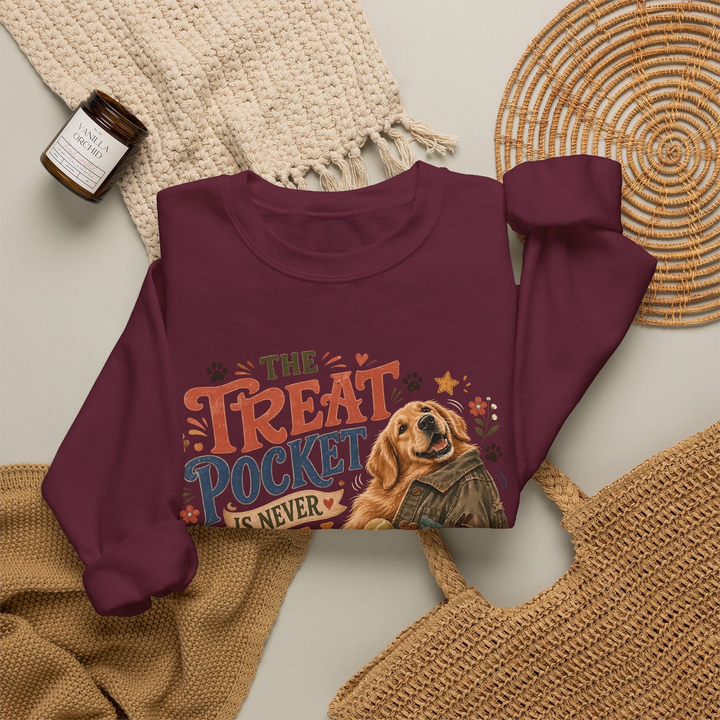 The Treat Pocket Is Never Empty Unisex Heavy Blend™ Crewneck Sweatshirt