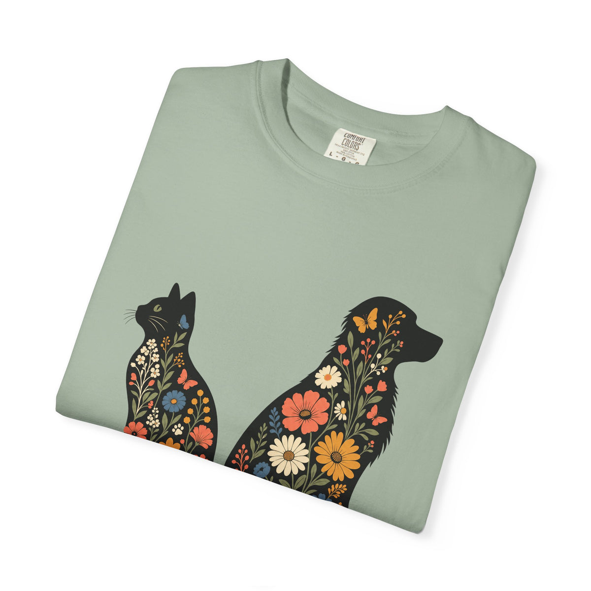 Botanical Dog and Cat Lover — Cute Pet Lover T-Shirt