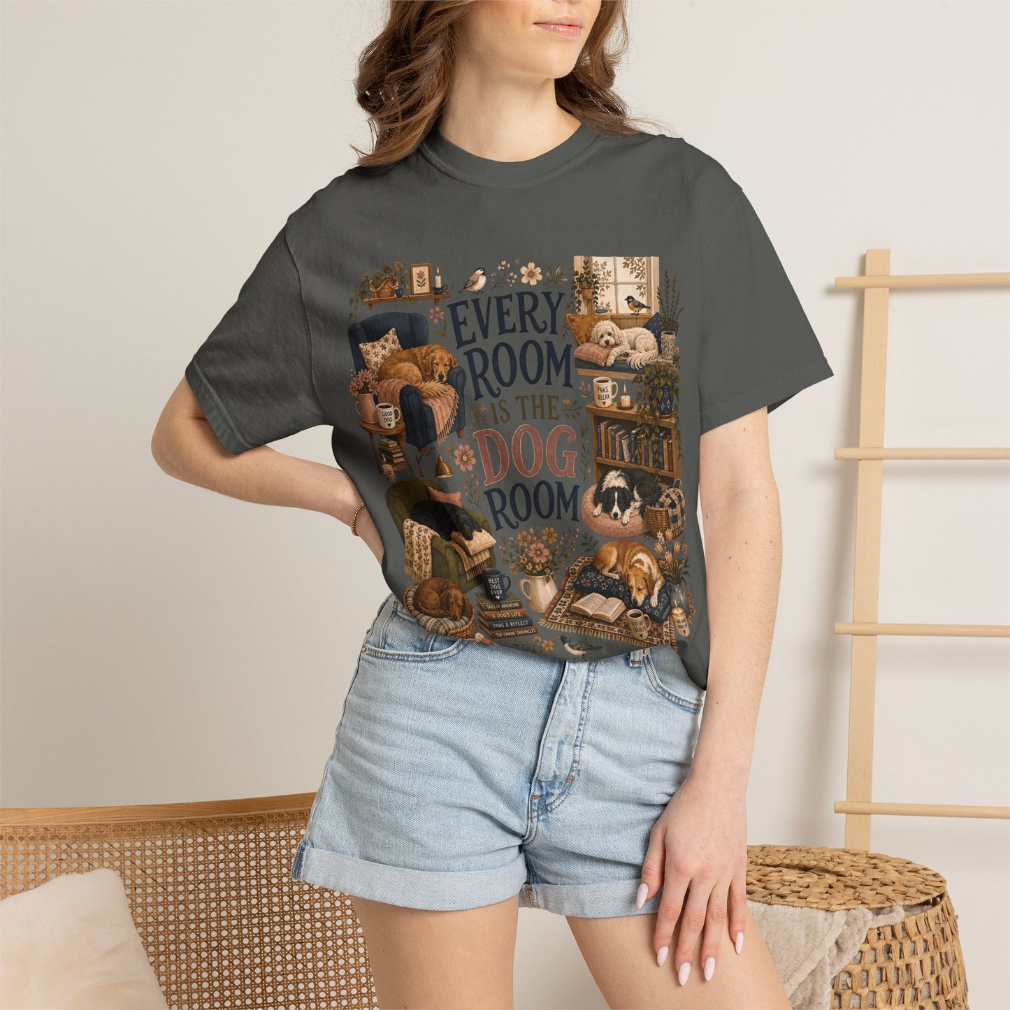 Every Room Is the Dog Room T-Shirt Dog Mom