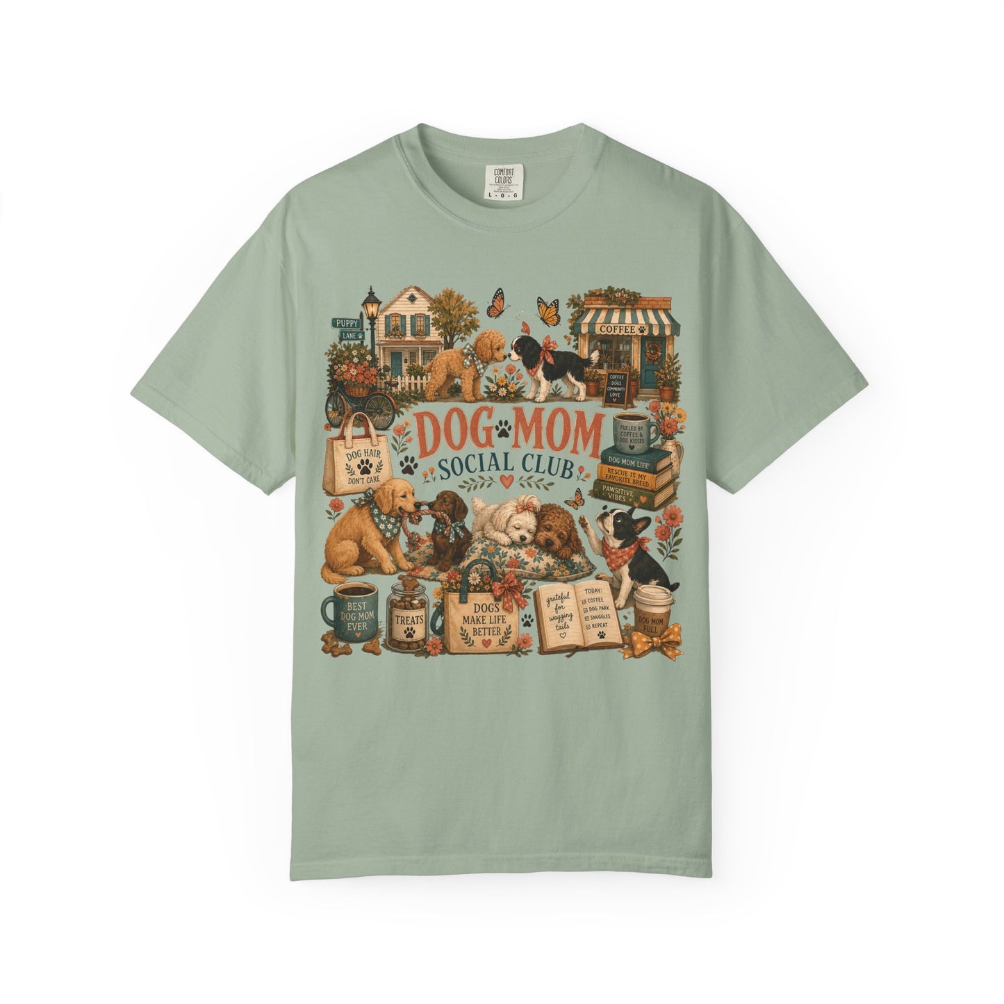 Dog Mom Social Club T-Shirt Dog Mom