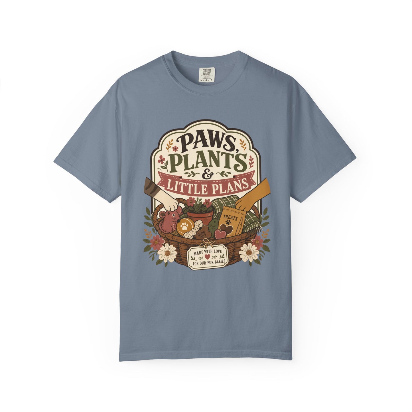Paws Plants and Little Plans — Cute Pet Lover T-Shirt