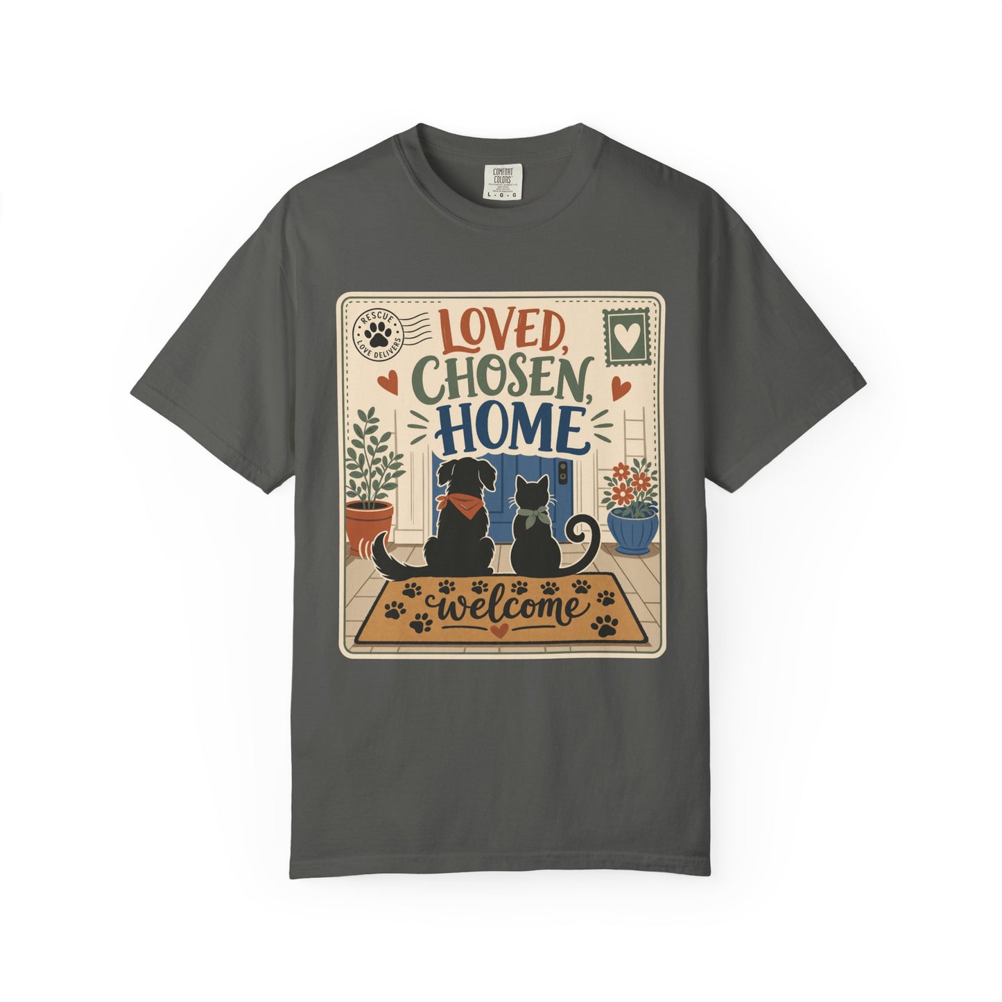 Loved Chosen Home Rescue Pet — Cute Pet Lover T-Shirt
