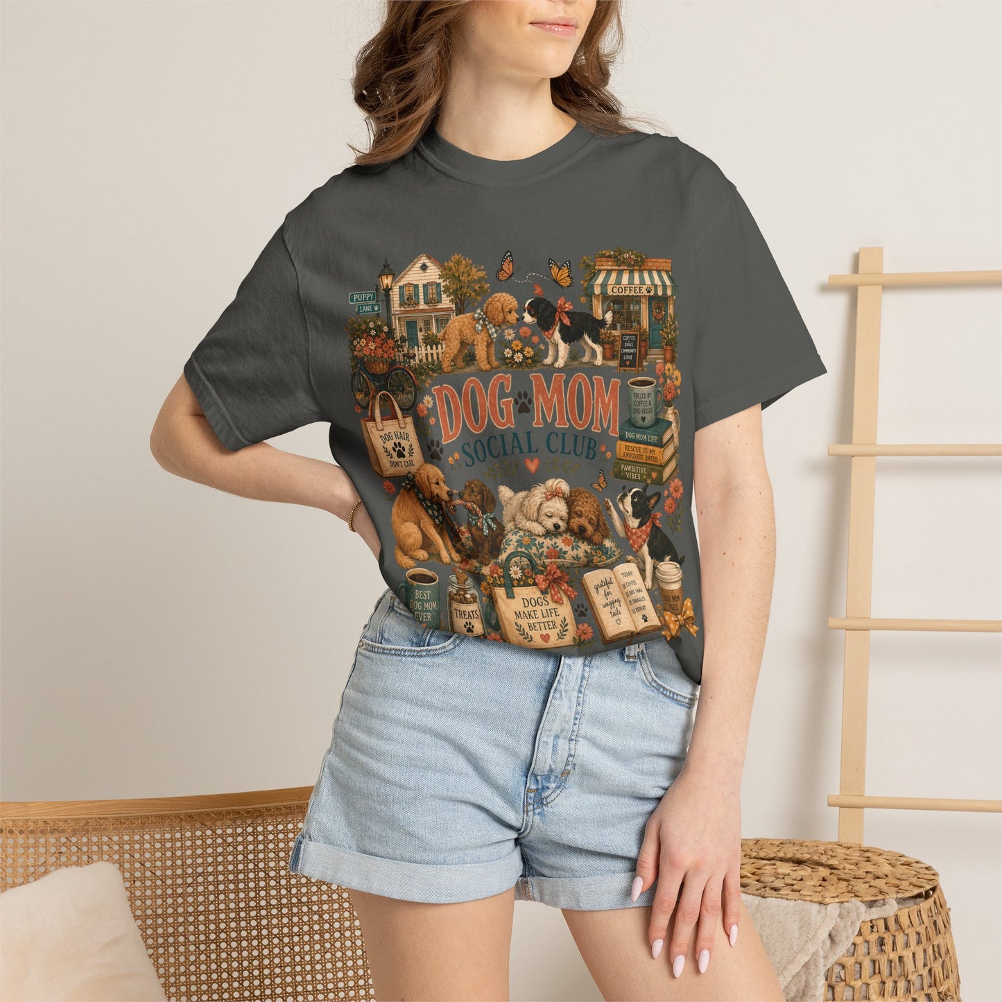Dog Mom Social Club T-Shirt Dog Mom