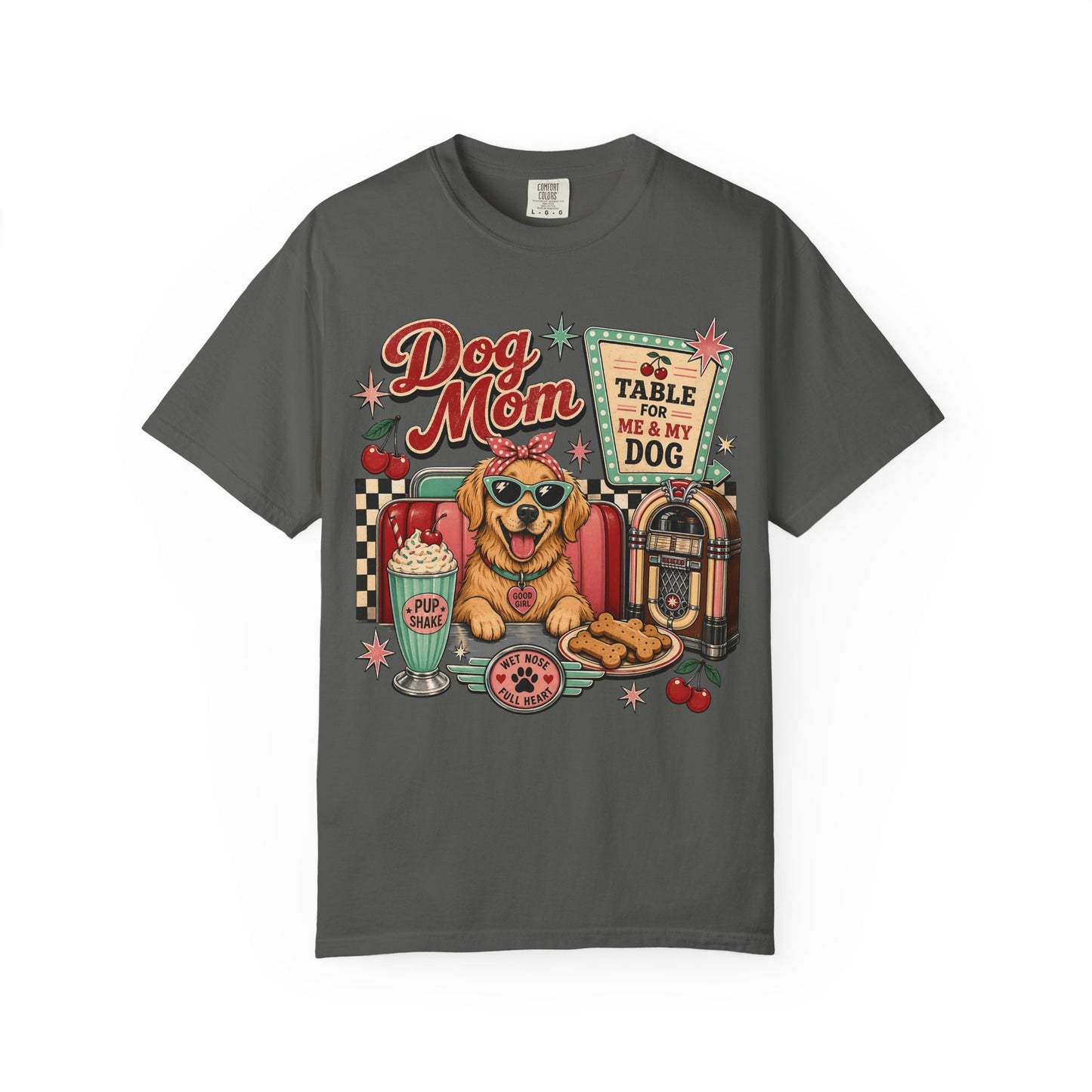 Table for Me and My Dog — Cute Pet Lover T-Shirt