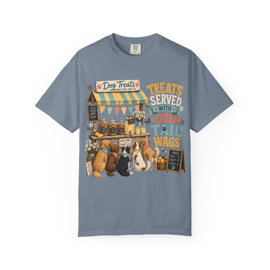 Treats Served With Extra Tail Wags T-Shirt