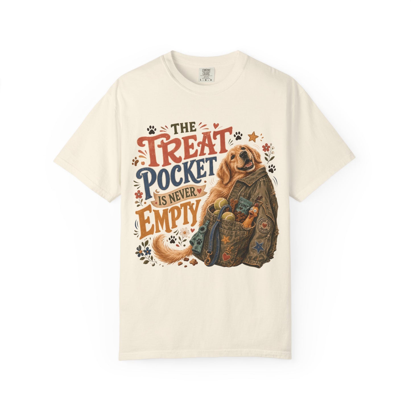 The Treat Pocket Is Never Empty T-Shirt Dog Mom