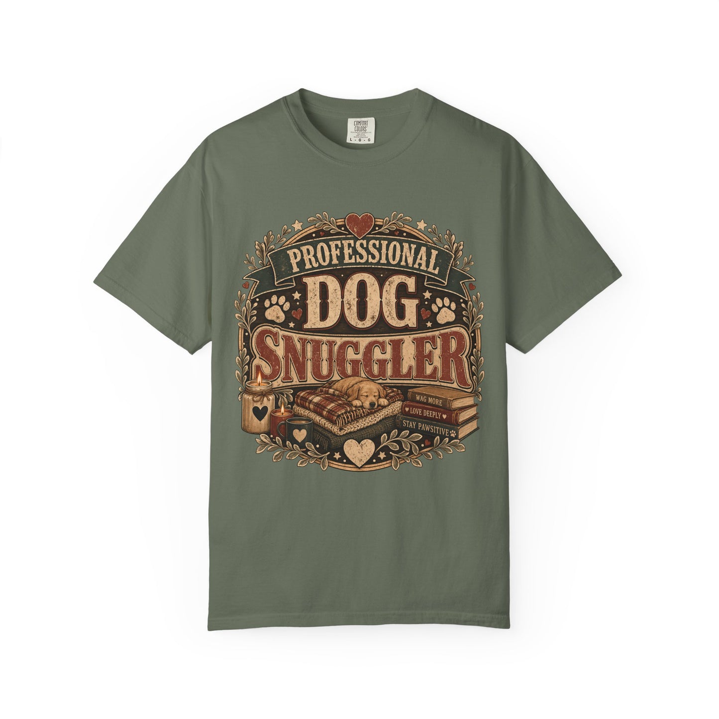 Professional Dog Snuggler — Cute Pet Lover T-Shirt