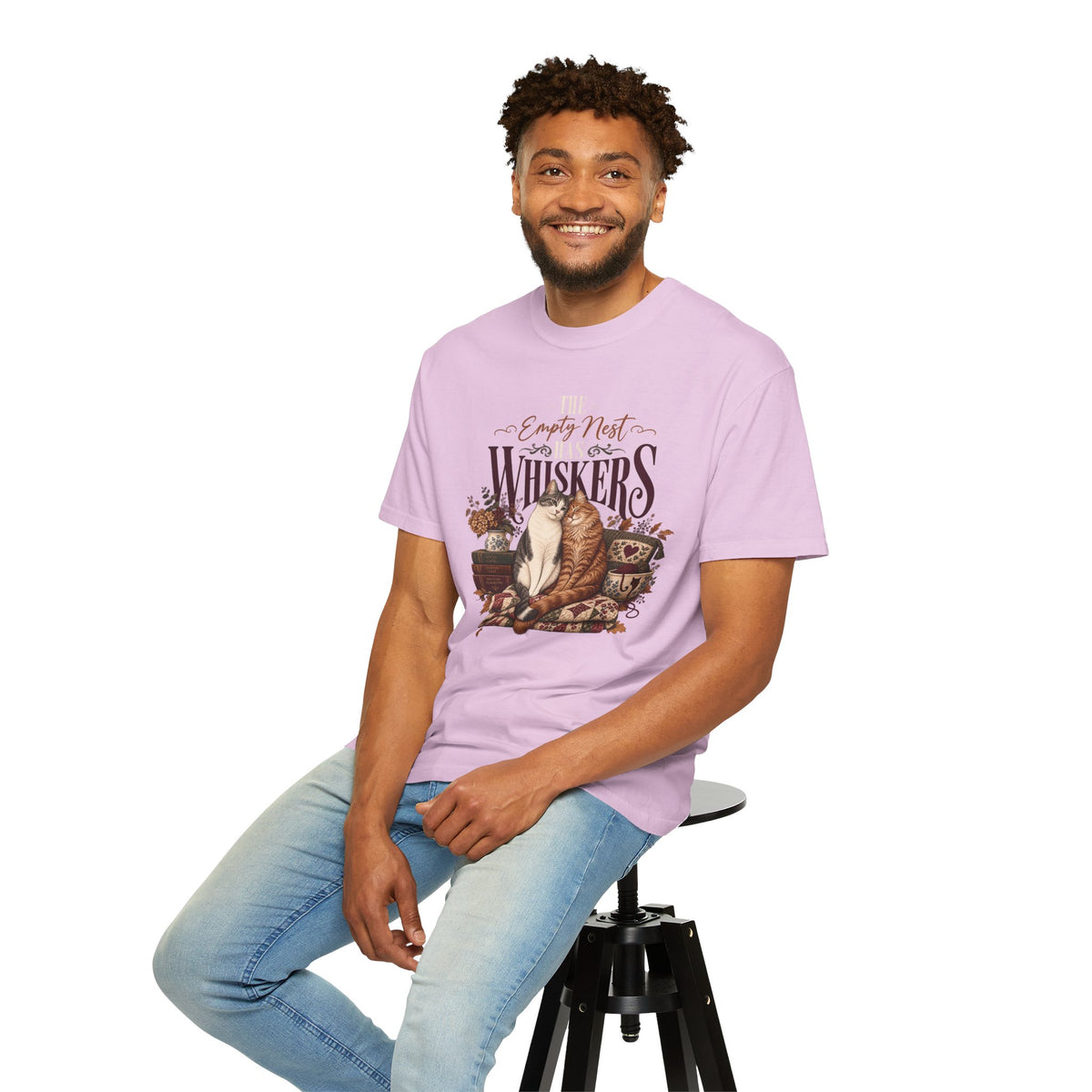 The Empty Nest Has Whiskers T-Shirt – Cat Mom Empty Nester Tee