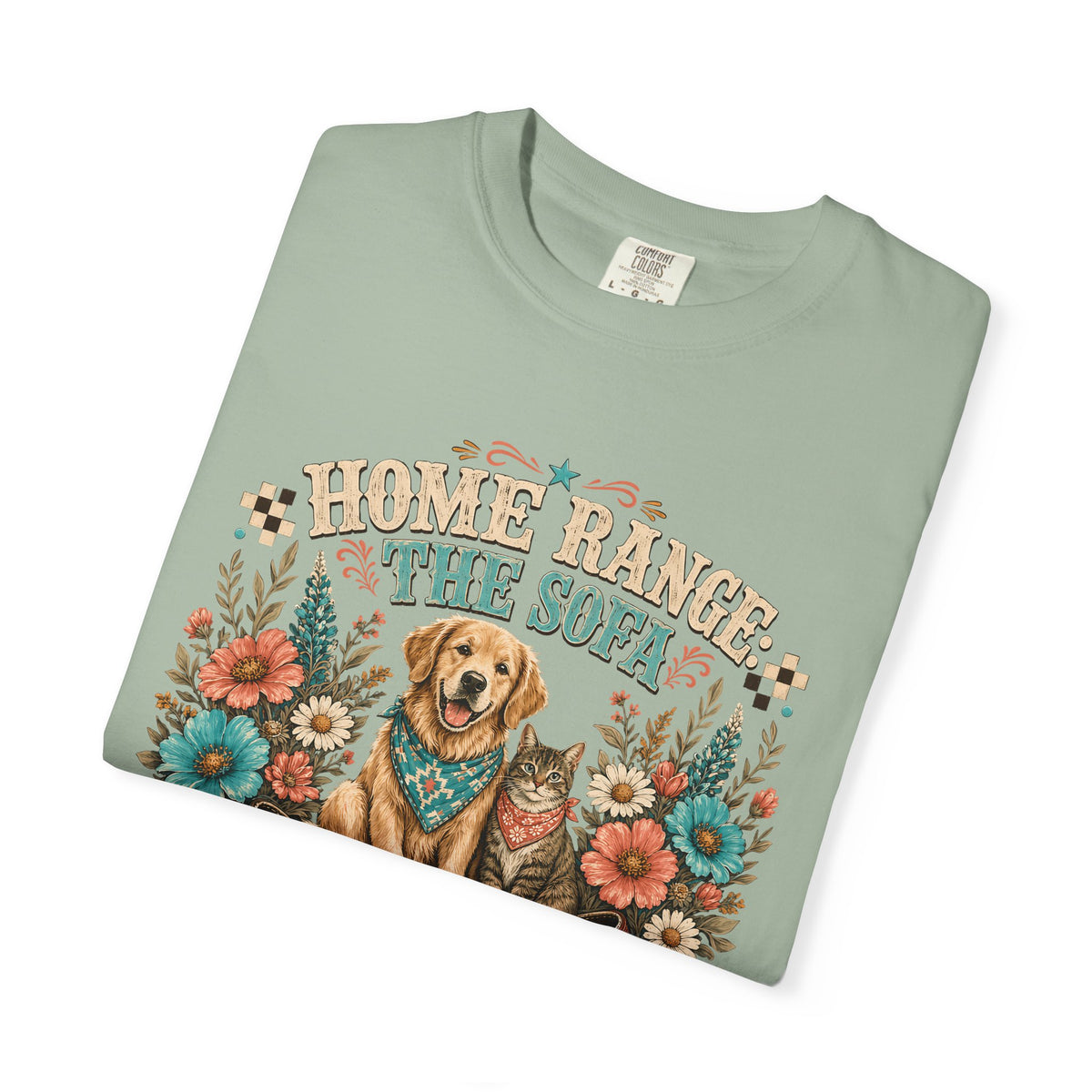 Home Range The Sofa Dog and Cat T-Shirt – Western Pet Parent Tee