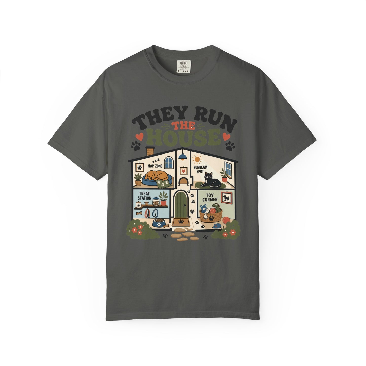 They Run the House Pet Parent - Cute Pet Lover T-Shirt